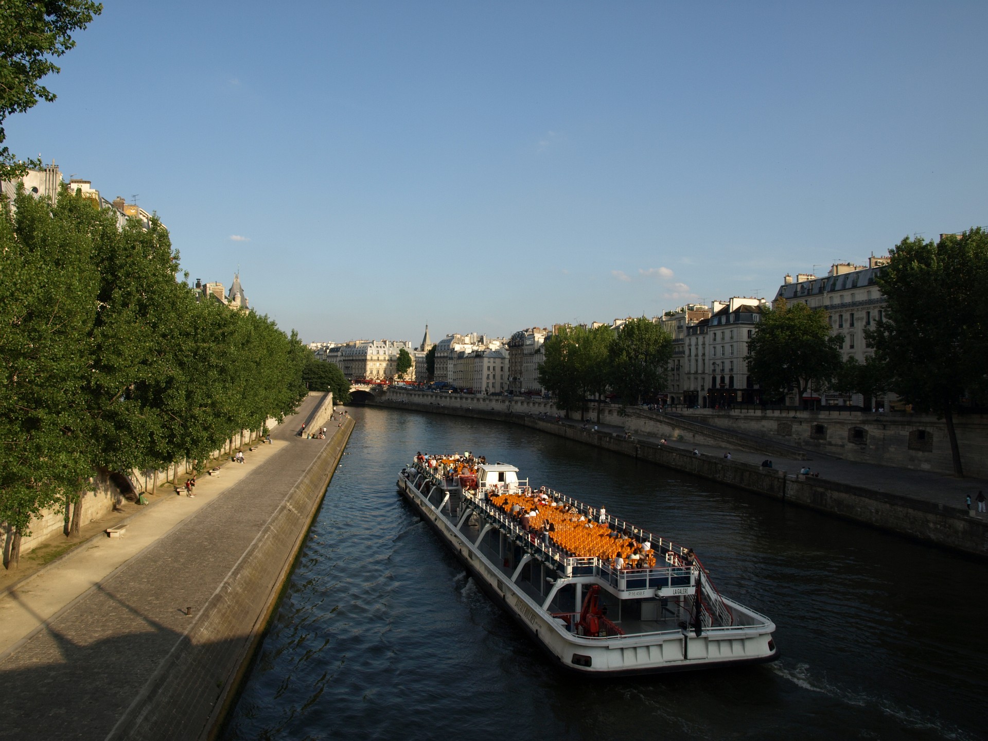 Tourist Boat Steaming By